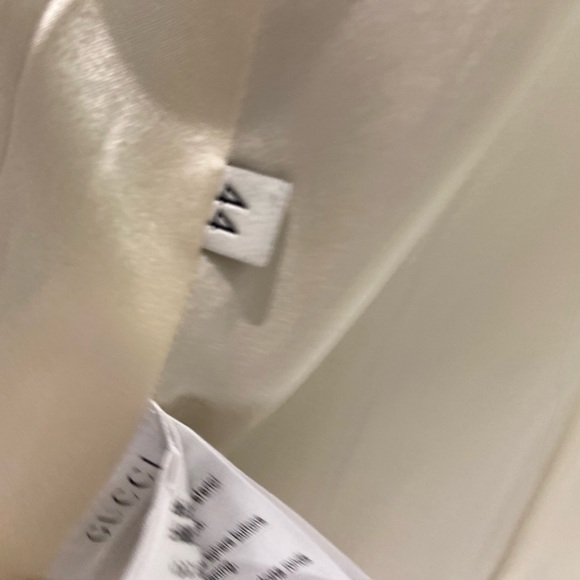 Gucci iconic herringbone Teal and cream check jacket with web detail trim - Picture 5 of 5